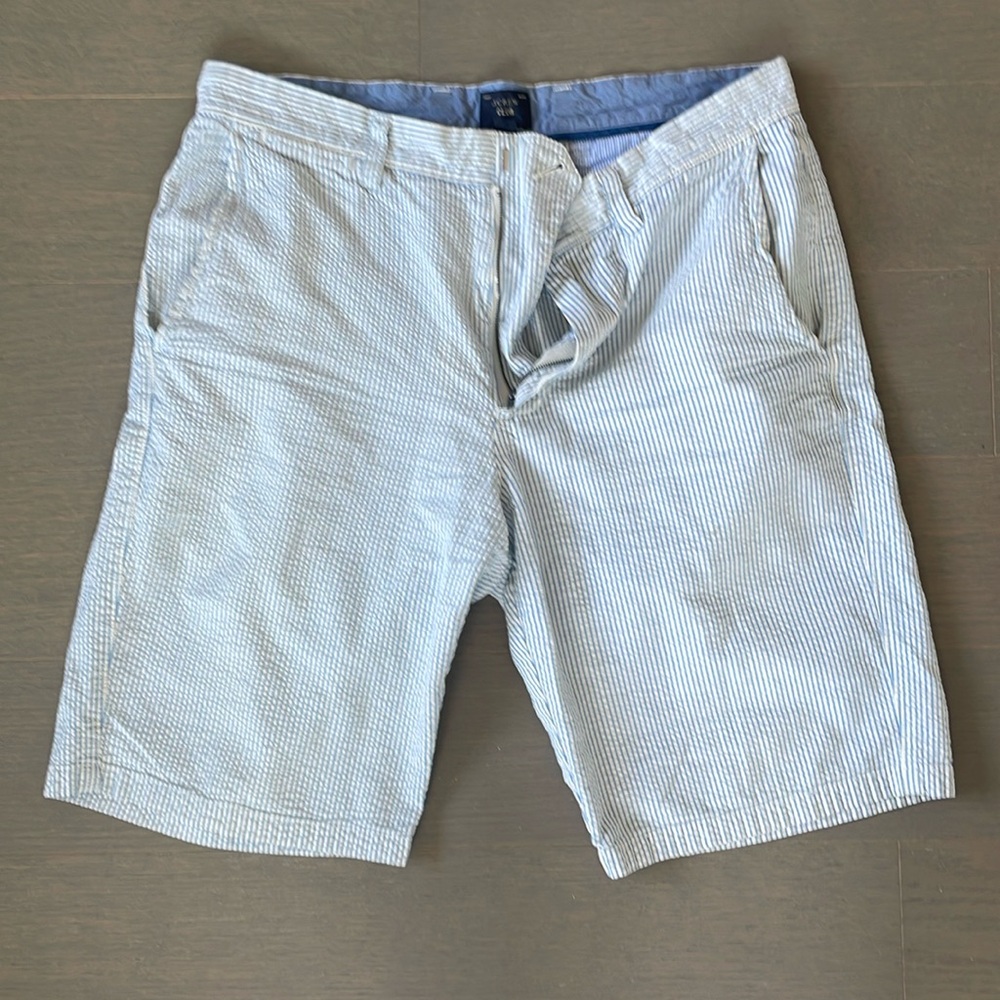 Jcrew seersucker shorts in size 30